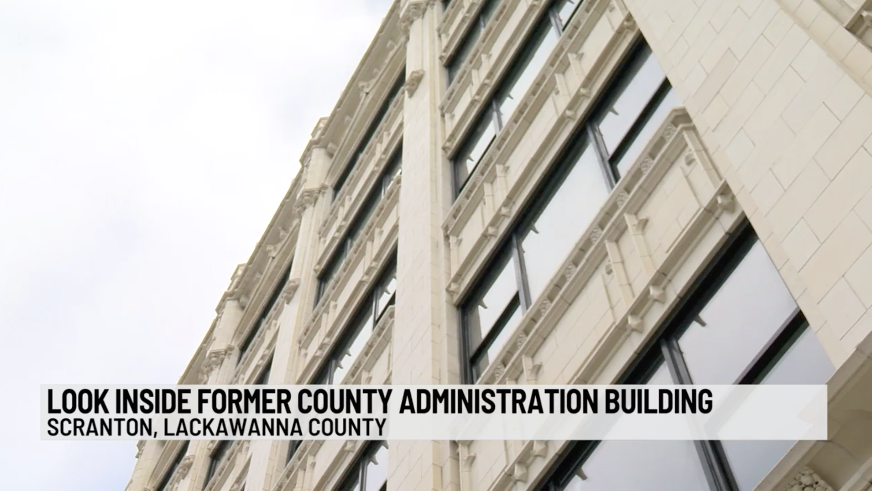 Former Lackawanna County Administration Building nears completion